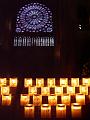 Candles and Rose Window, Cathédrale Notre Dame de Paris IMGP7378